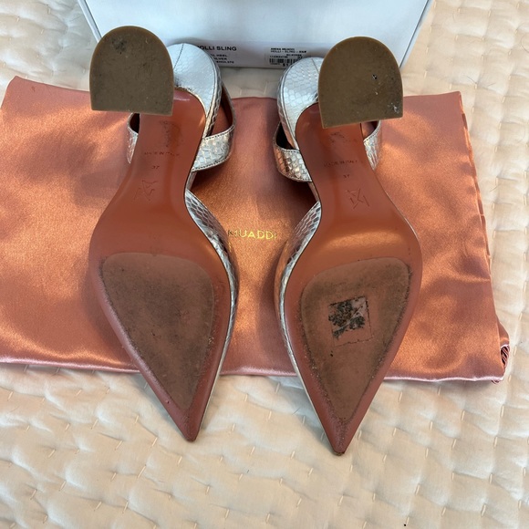 Amina Muaddi Holi Sling Size 37 - Picture 5 of 11